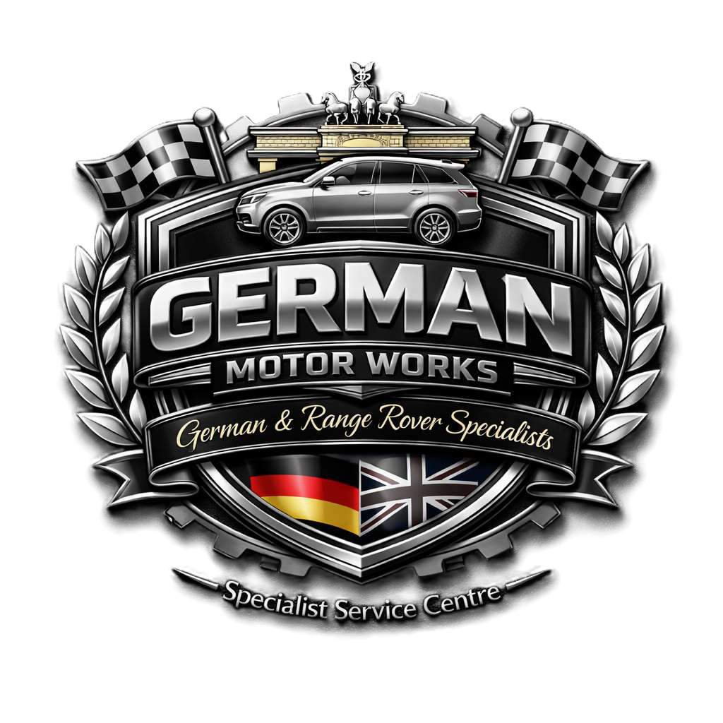 GMW North West crest logo - German and Range Rover Specialists, Specialist Service Centre